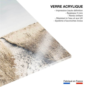 Tableau mer chemin dans la dune  Tableau plexiglas
