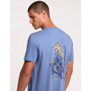 Camiseta Manga Corta Azul - Aboniu