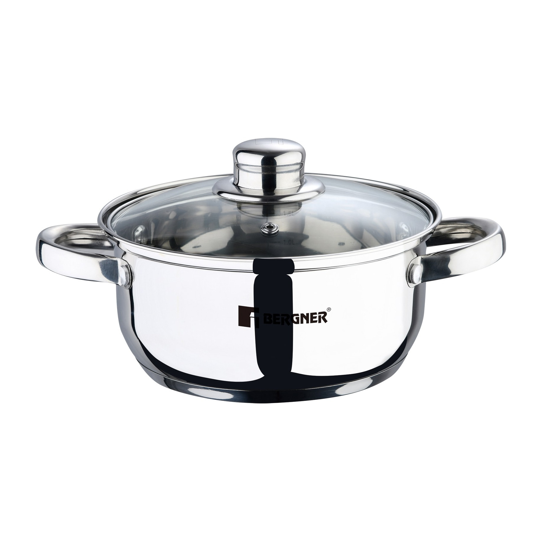 Batería de Cocina de 8 piezas en acero inoxidable Viena Bergner