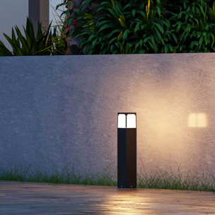 FORLIGHT Veta baliza exterior negra para bombilla E27