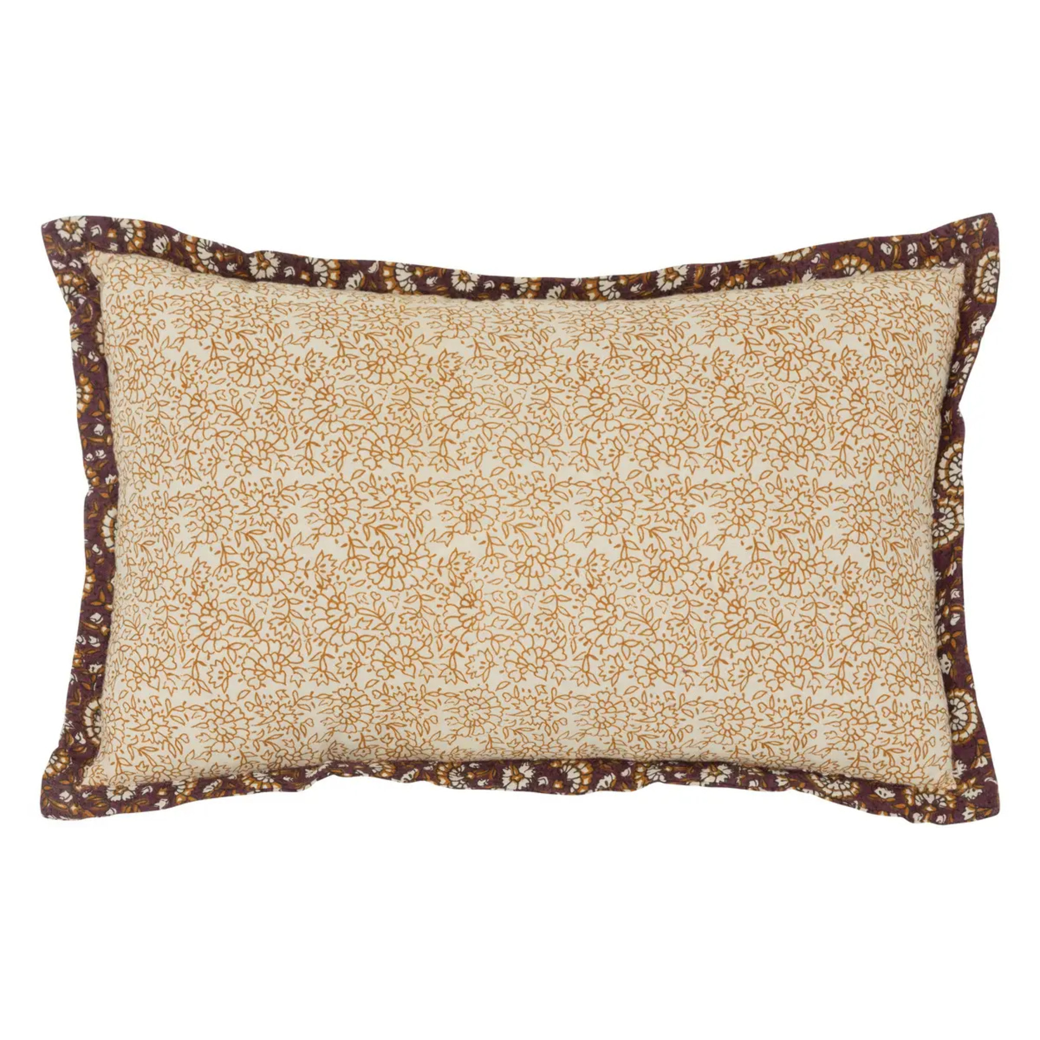 Coussin "Indie" 38x58cm beige