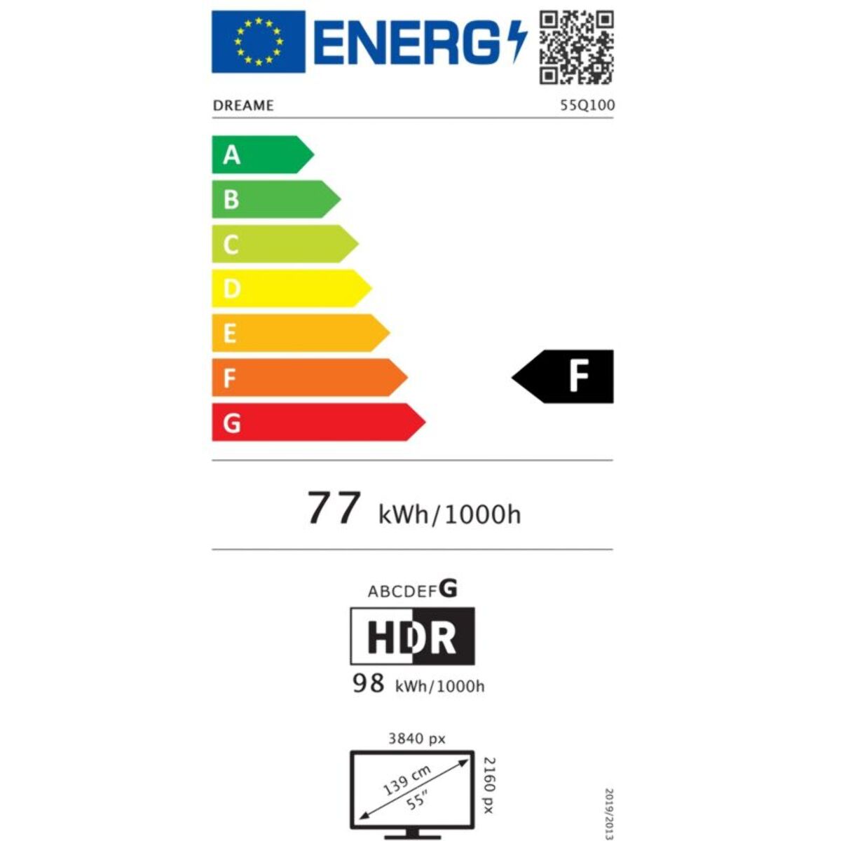 TV QLED DREAME 55Q100 (2026) 55" (140 cm)