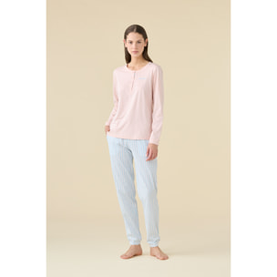 Pigiama donna estivo in cotone articolo romantic. Noidinotte