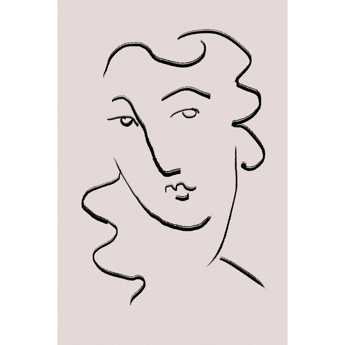 Tableau Simple Ligne No2 Toile imprimée