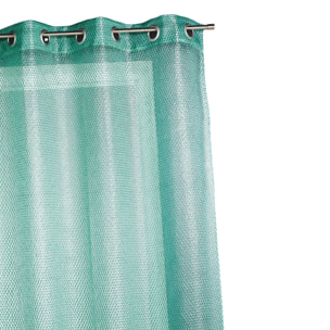 Voilage en organza fantaisie  - Effet 'résille' - Vert