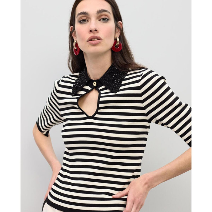 Polo a righe