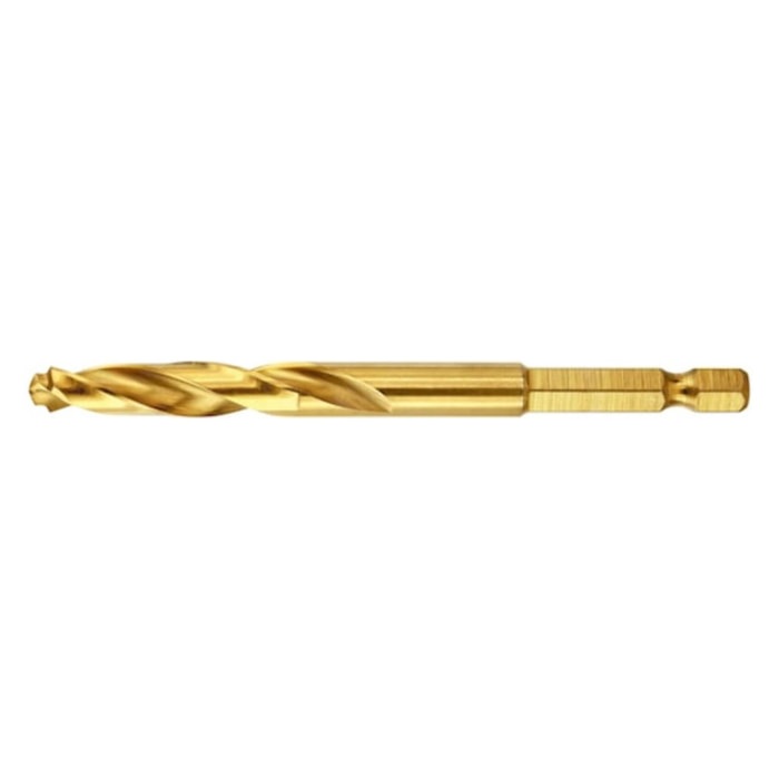 Foret Métal Impact Hss-Ti - Ø 10 x 50 x 101 mm - DEWALT - DT50016-QZ