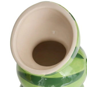 Vase Fruity Pastèque en céramique 10,5x8,5x19,8 cm