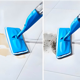 Mopa con serbatoio di liquido e testa rotante a 360º.