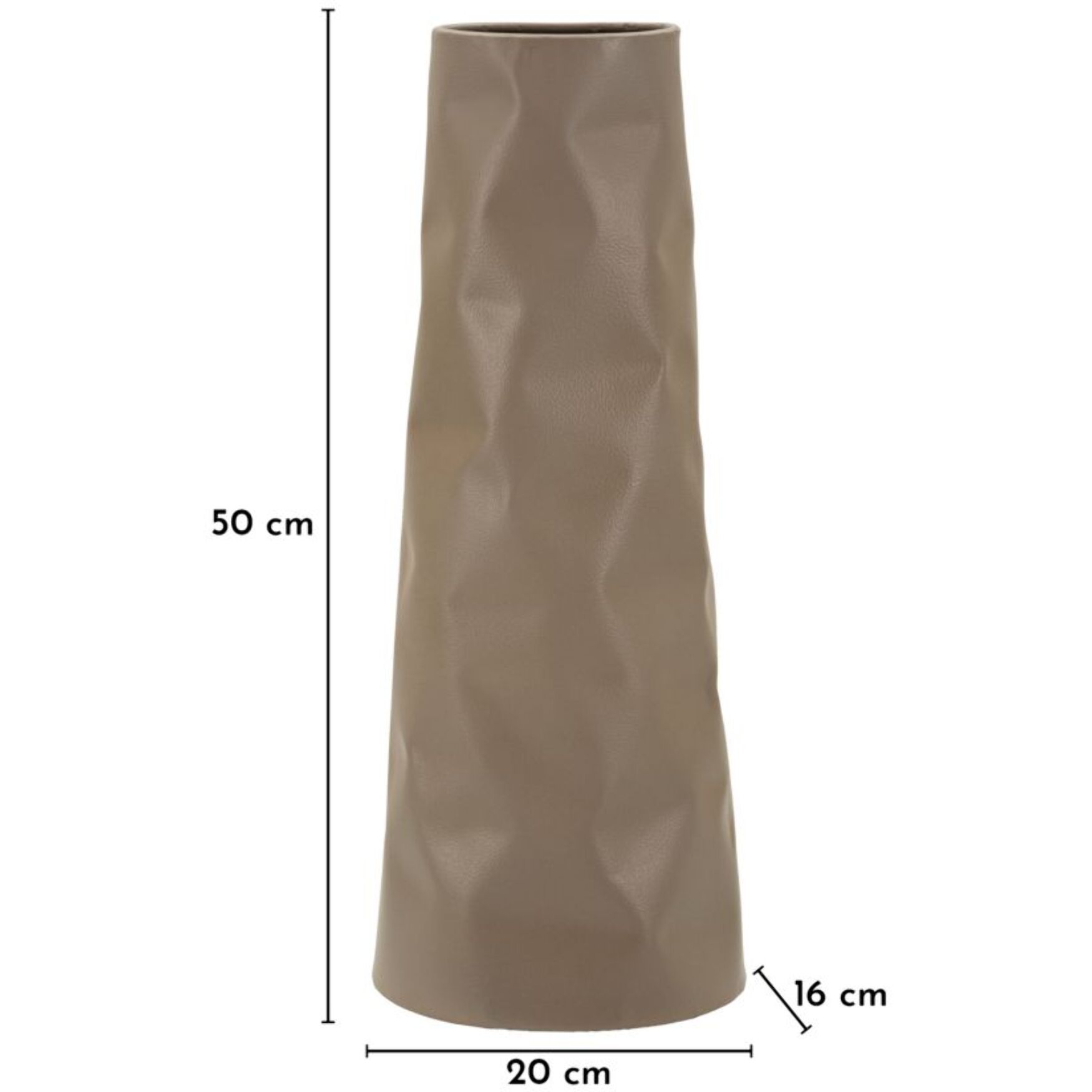 VASO NORIMBERGA CM 16X20X50 (APERTURA CM 11,5X8)