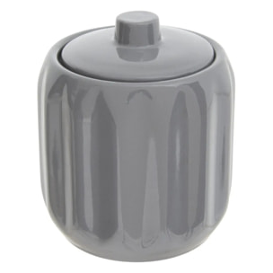 Pot à coton Colorama en céramique D.12,5cm gris