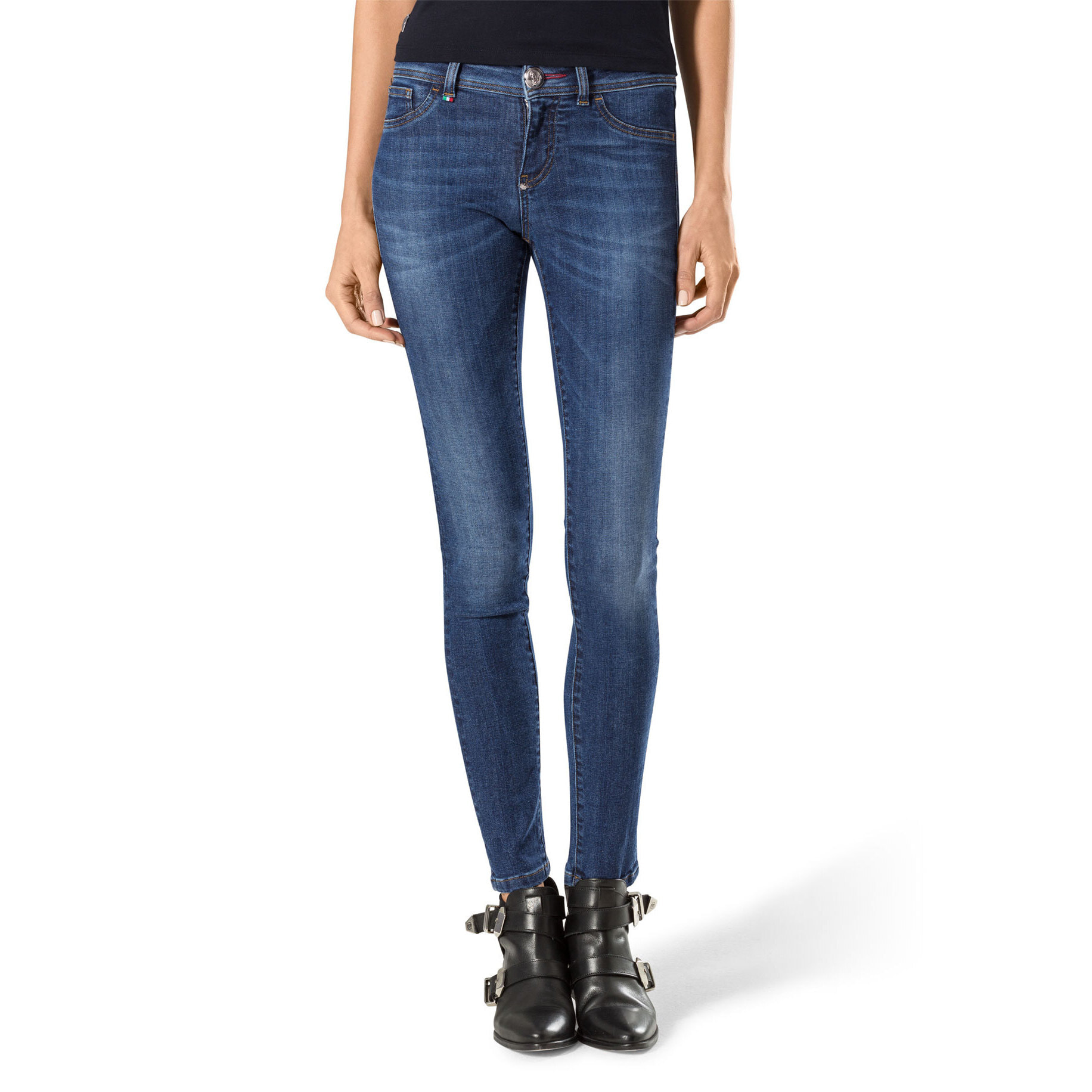 PHILIPP PLEIN jeggings "dance with the devil"