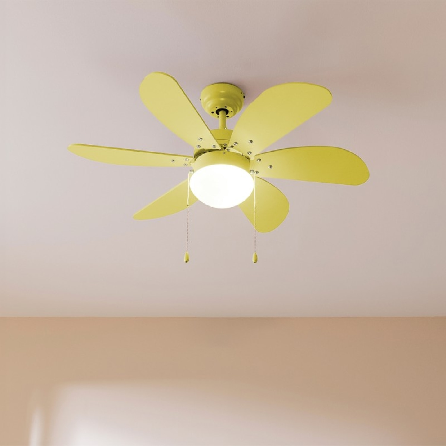 Ventilador de techo con luz EnergySilence Aero 3600 Vision Full Yellow Cecotec