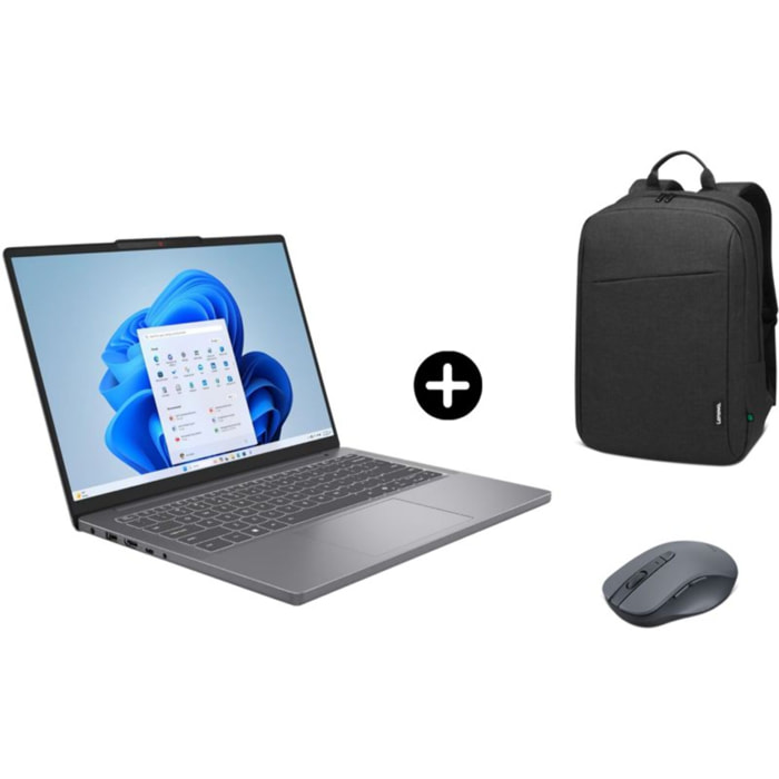 Ordinateur portable LENOVO IdeaPad Slim 3 14IRH10+Souris+Sac à Dos
