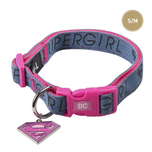 Collare per animali Supergirl Taglia S-M Fan Pets