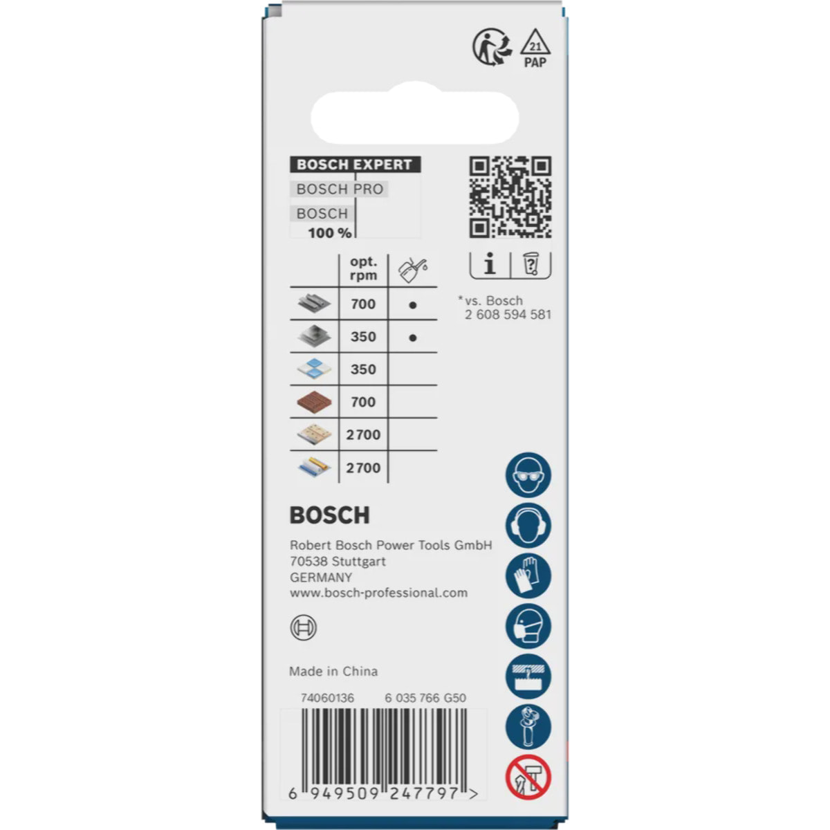 Scie trépan EXPERT Multi Material PC Plus Ø. 25mm - BOSCH - 2608901881