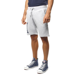 Pantalón corto de hombre con gran logo Leone Basic