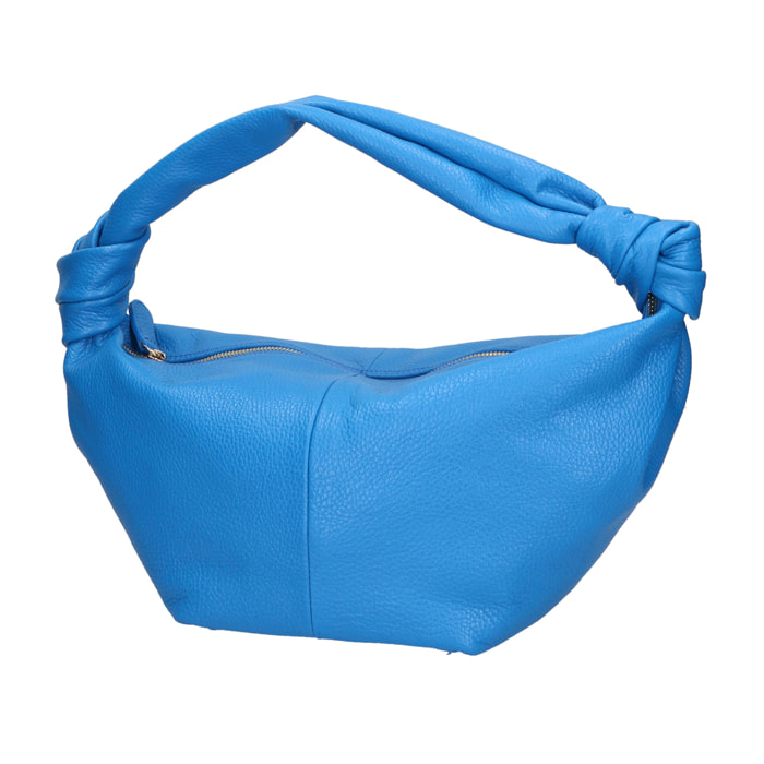 Borsa a spalla da donna In Vera pelle Made in Italy 37x20x17 cm