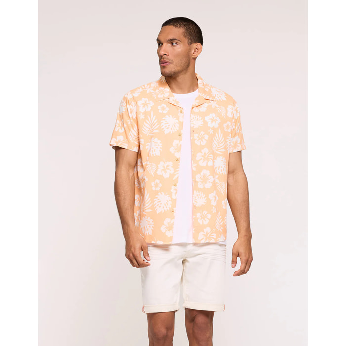 Camisa Manga Corta Naranja - Hollis