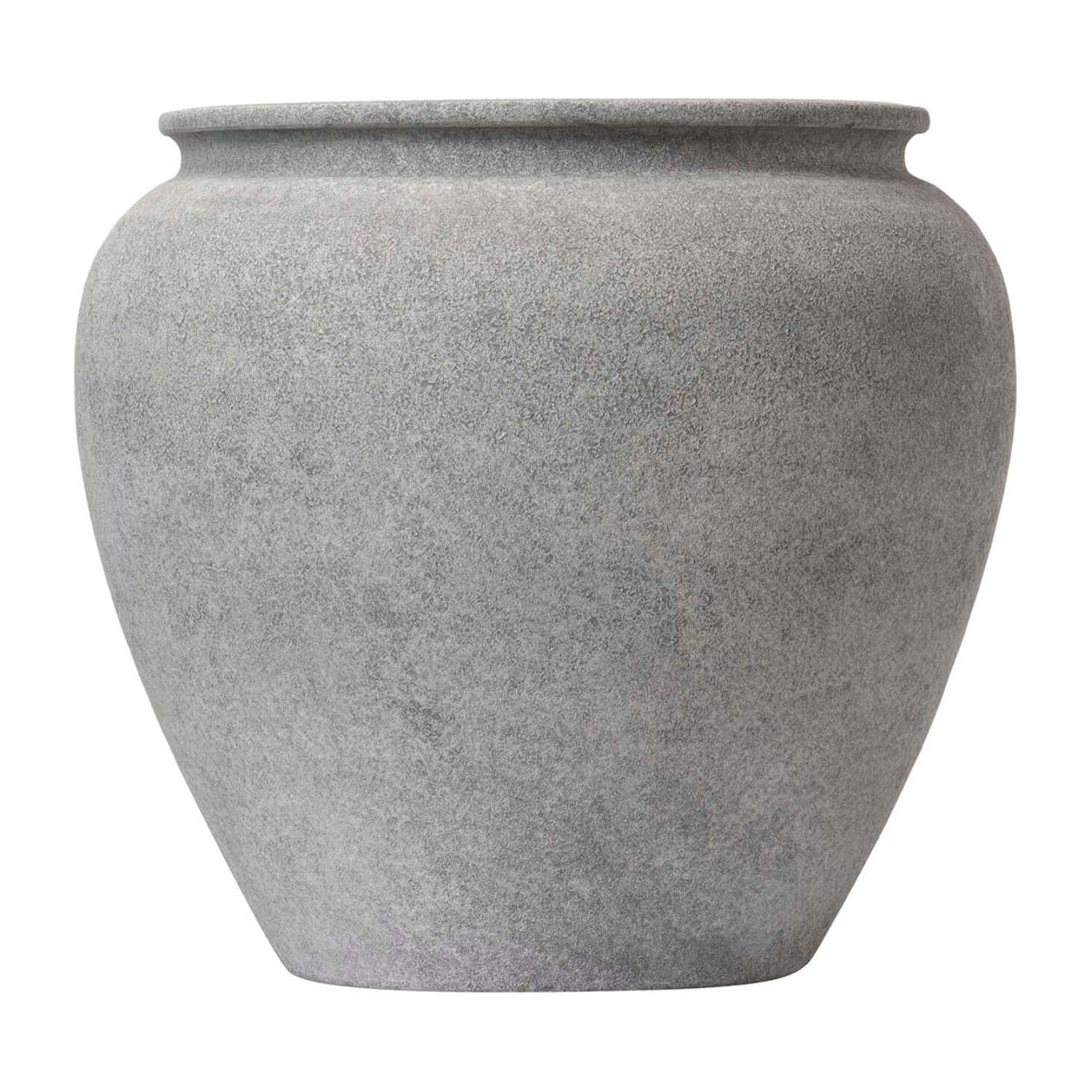 Macetero Ceramica Gris 35x35x30 Cm