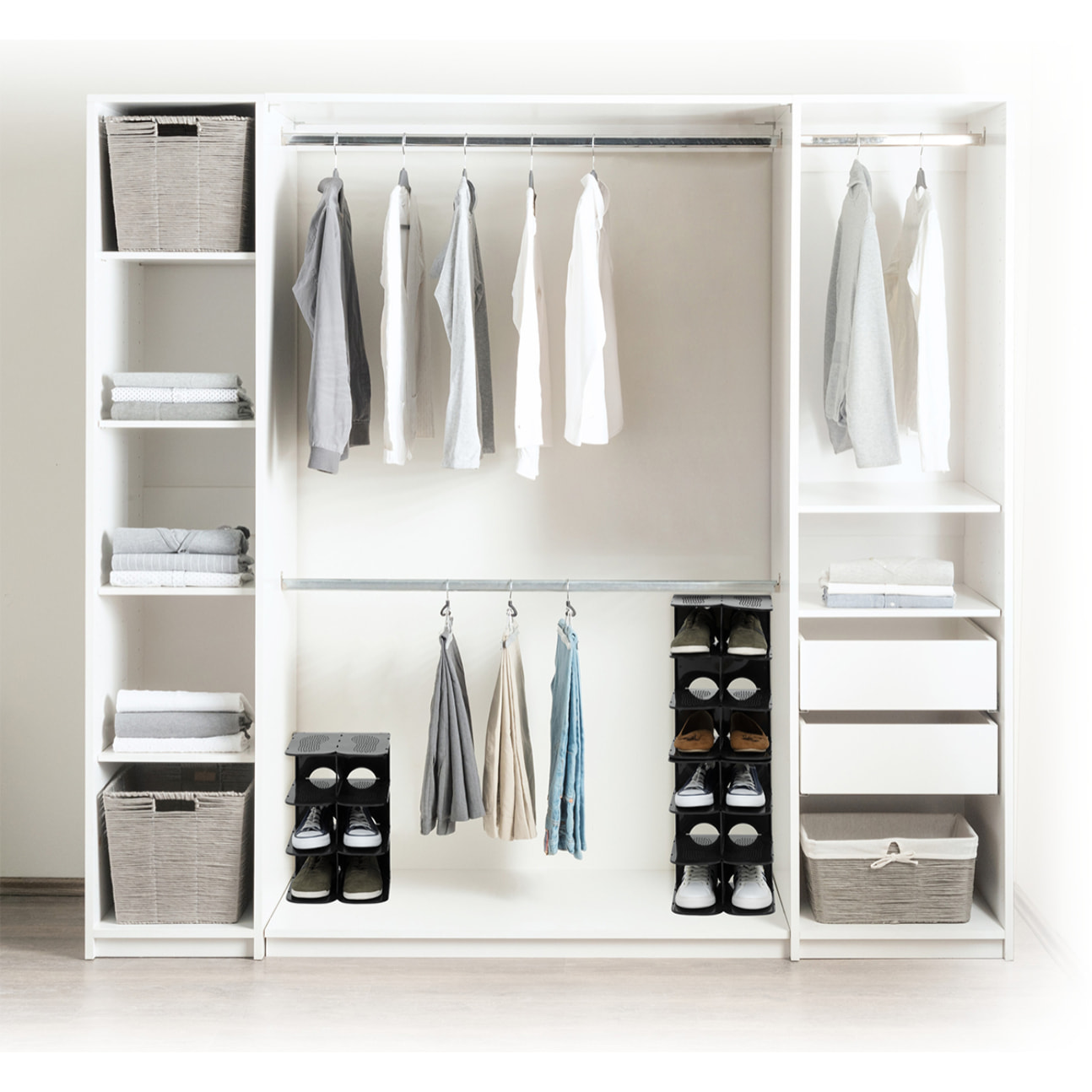 Range-chaussures x4 plastique