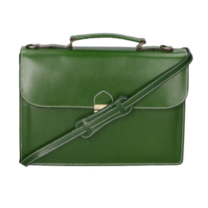 Borsa da lavoro unisex - Modello Dafne - Vera pelle - 38.0 x 28.0 x 8.0 cm