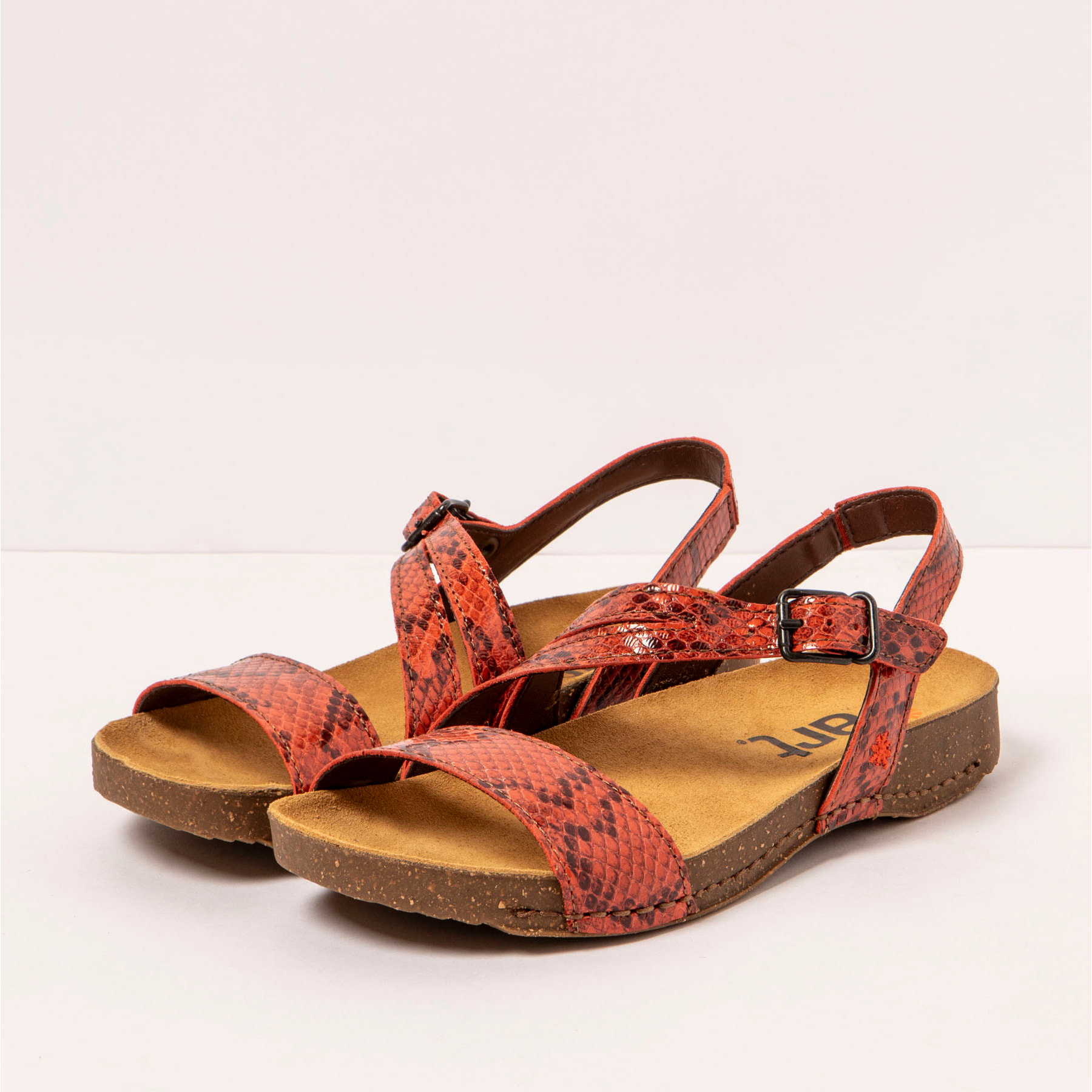 Sandalias 1045S SNAKE TEJA/ I BREATHE color Teja