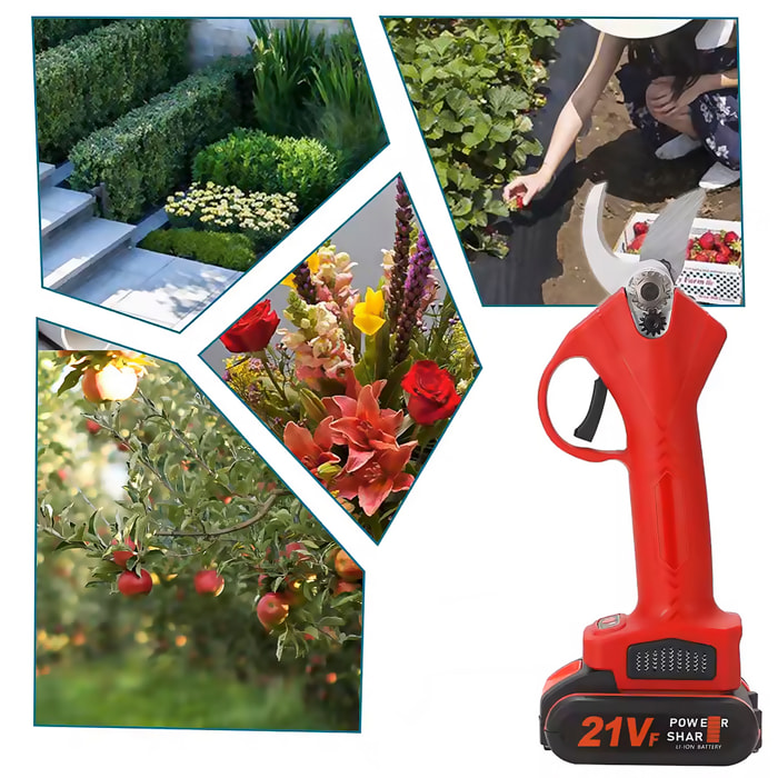 Forbici per potatura elettriche con batteria da 12.000mAh