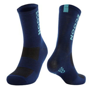 Calcetines de ciclismo unisex ECOON Lzoard - Azul