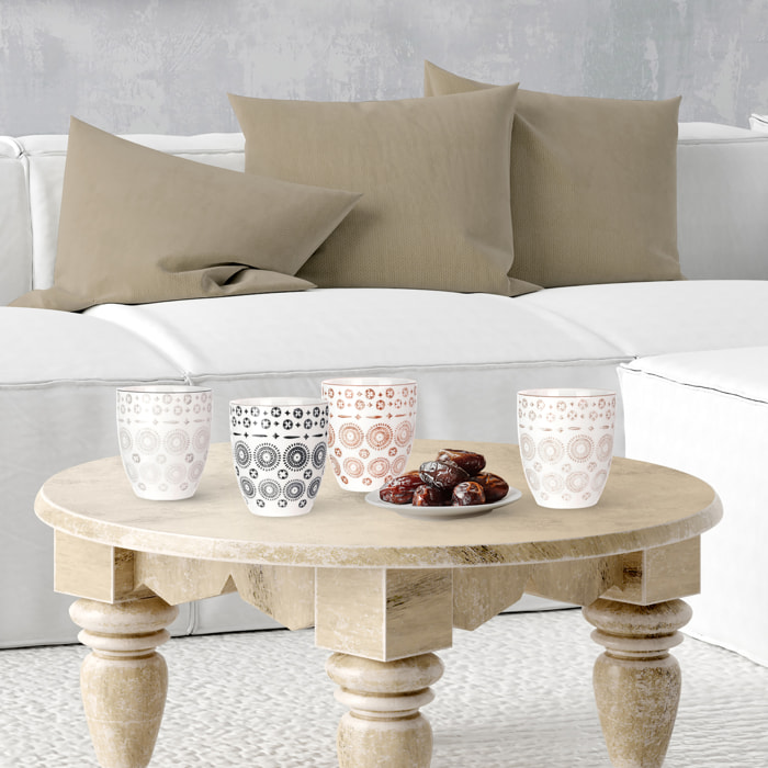 Coffret 4 Tasses 25cl Mirage
