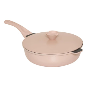 Sauteuse Aluro aluminium rose D28cm