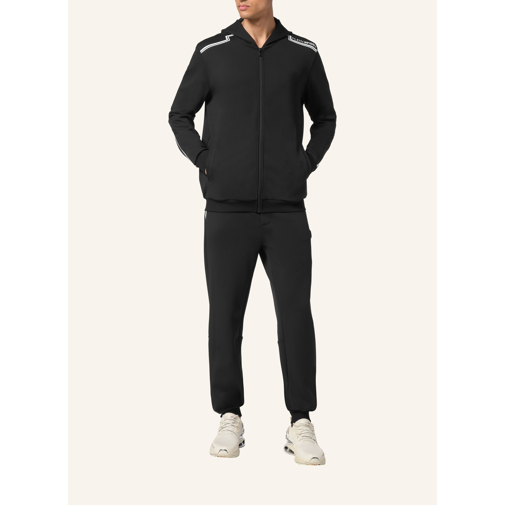 PLEIN SPORT Hooded Sweatjacket