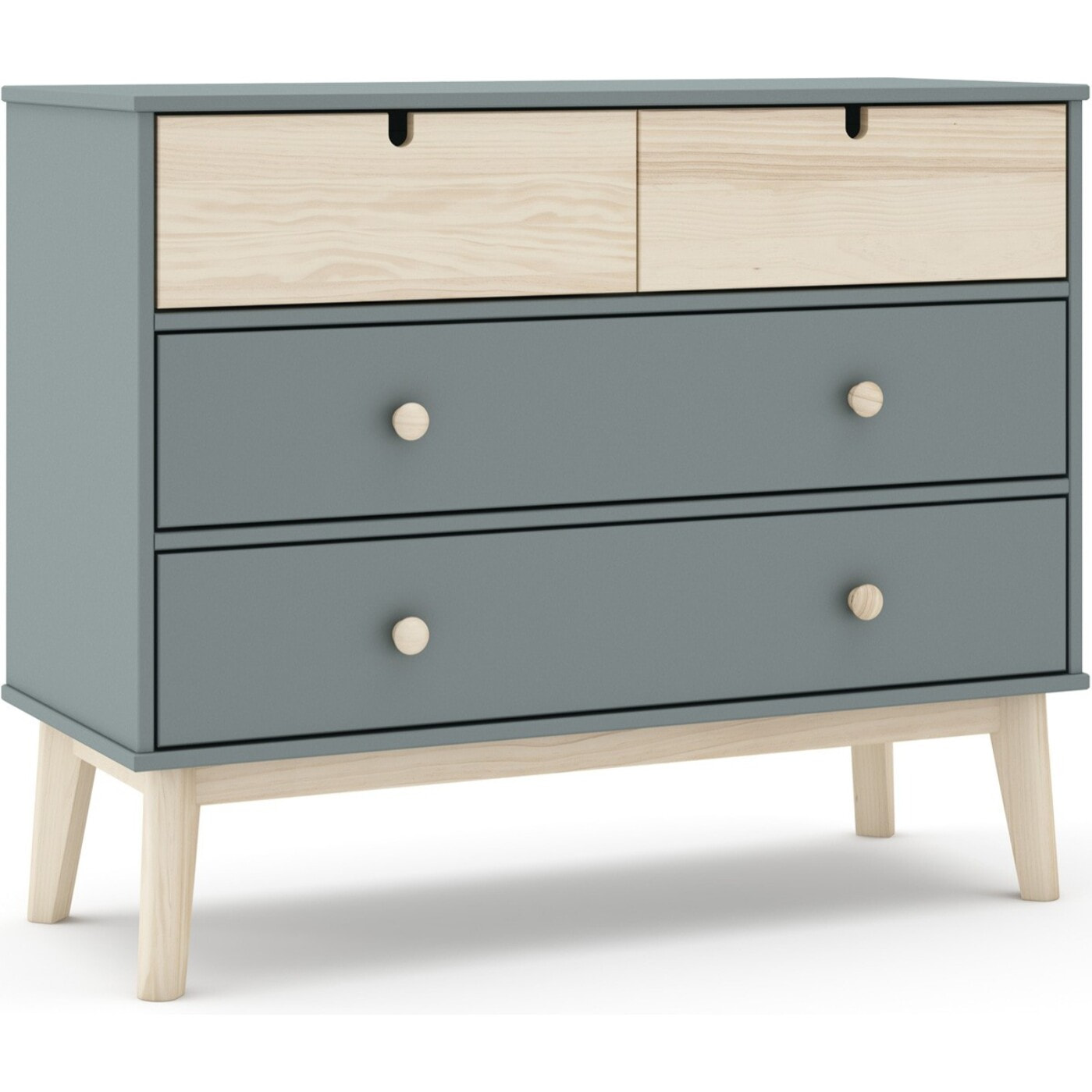 Commode enfant 4 tiroirs en bois - LUCY