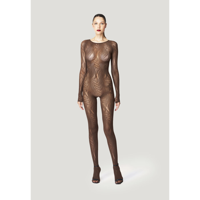 Tuta aderente Snake Net Catsuit