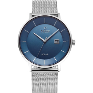 Orologio OBAKU blu-acciaio