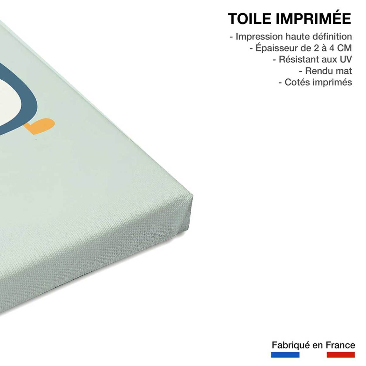 Tableau time to ice cream Toile imprimée