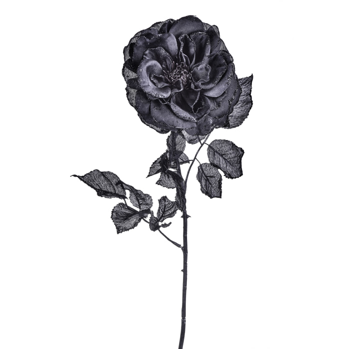 Rosa cabbage con glitter - Pezzi 12 - NERO - Bianchi Dino SpA