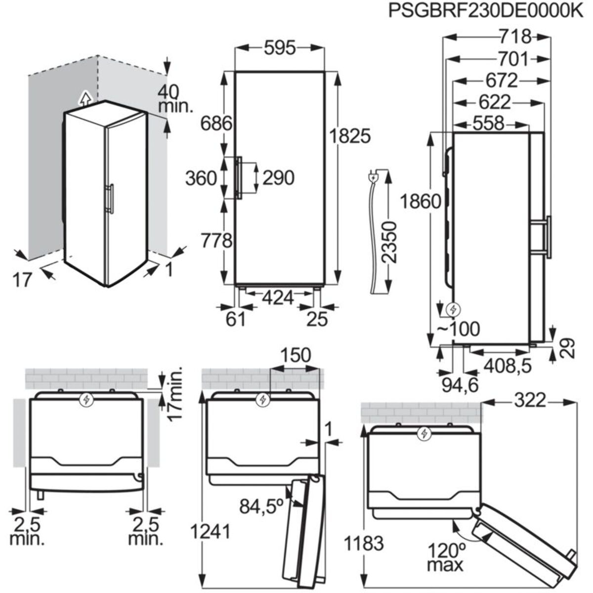 Réfrigérateur 1 porte AEG ORK6D391EB