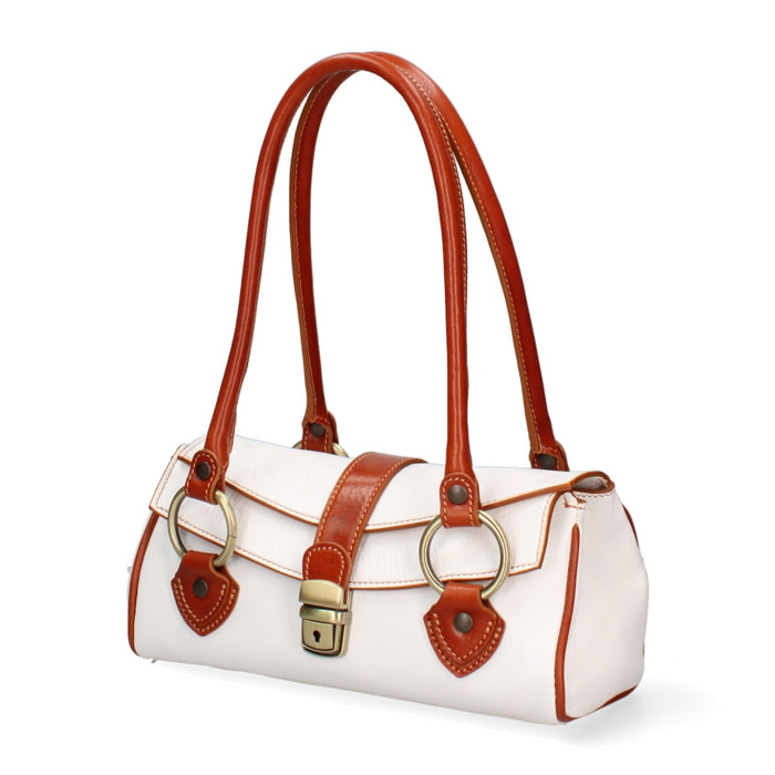 Borsa a mano da donna - Modello False - 100% pelle - 29.0 x 15.0 x 12.0 cm
