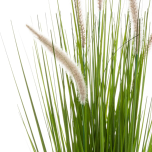 Herbe artificielle en pot "cat tails" H70cm