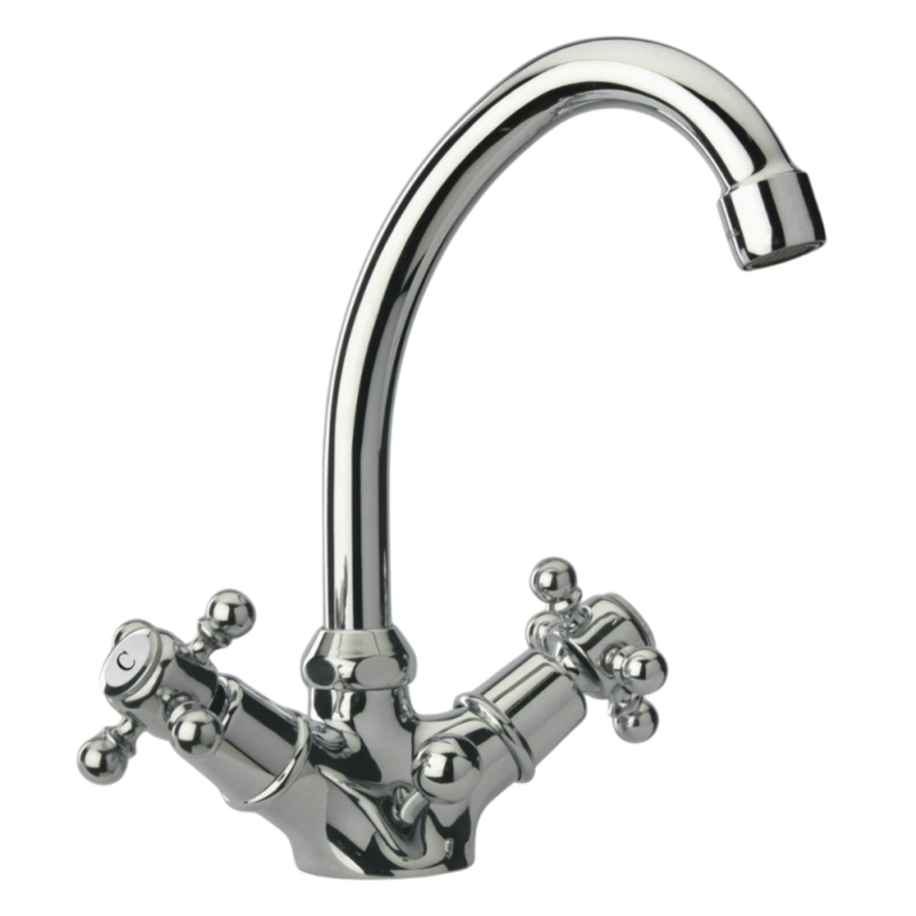 Mélangeur lavabo bec bas mobile PAINI Tiffany Chromé