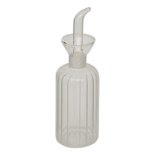 Bouteille huile 0,25L transparent