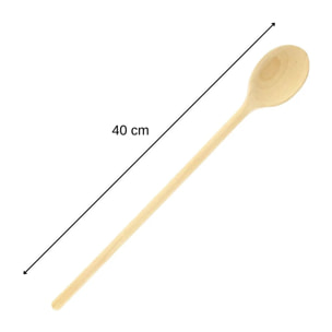 Set de 2 ustensiles de cuisine cuillère en bois Fackelmann Boisselerie