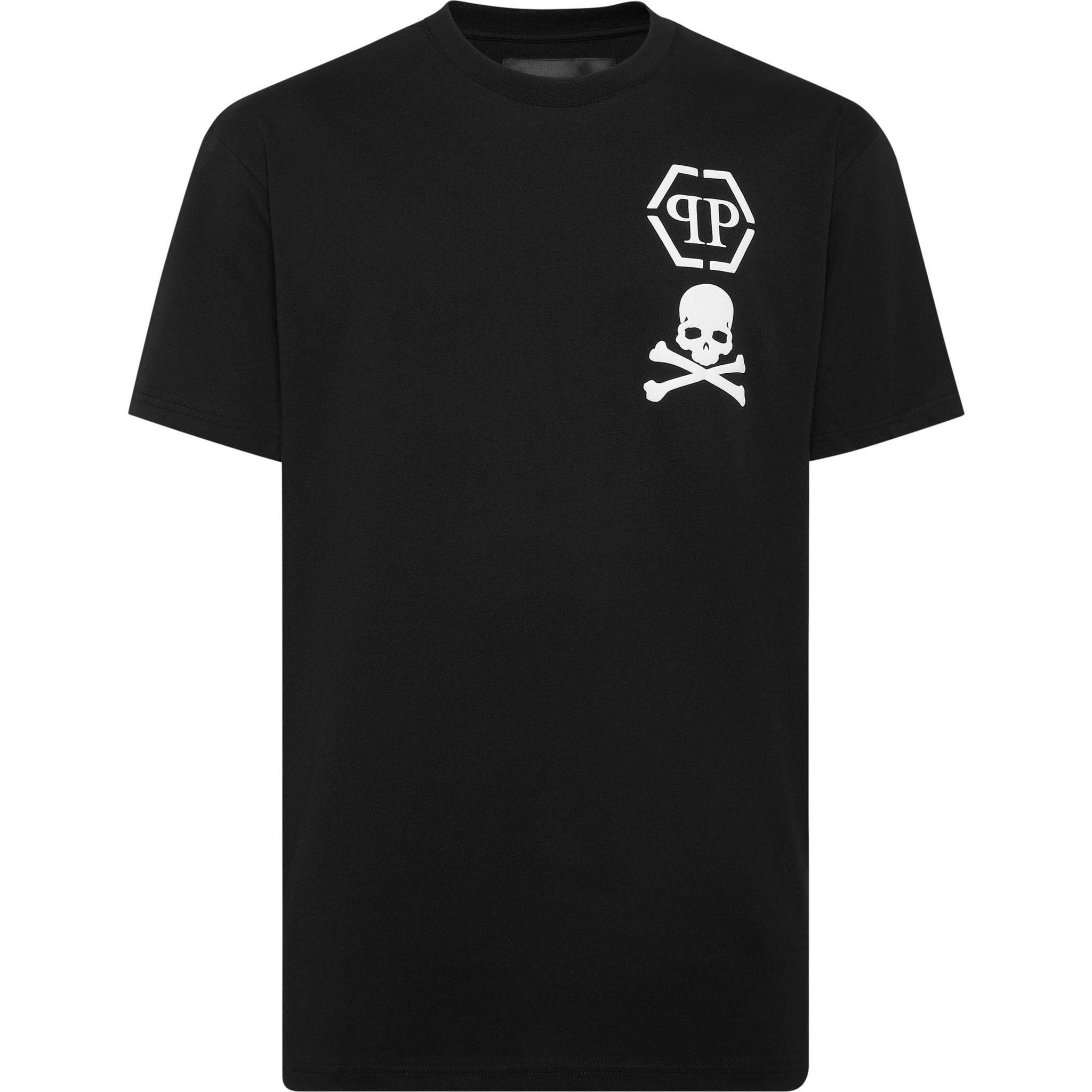 PHILIPP PLEIN Camiseta cuello pico SKULL&BONES