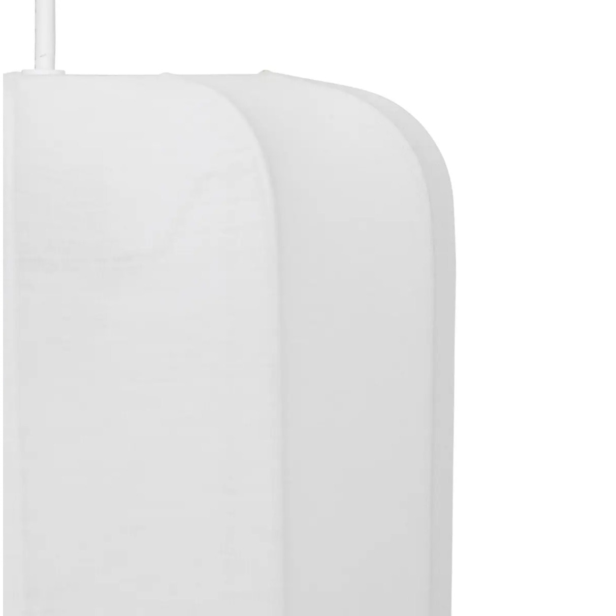 Suspension "Tobie" coton blanc D25cm