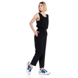 Pantalón de raso de mujer brillante
