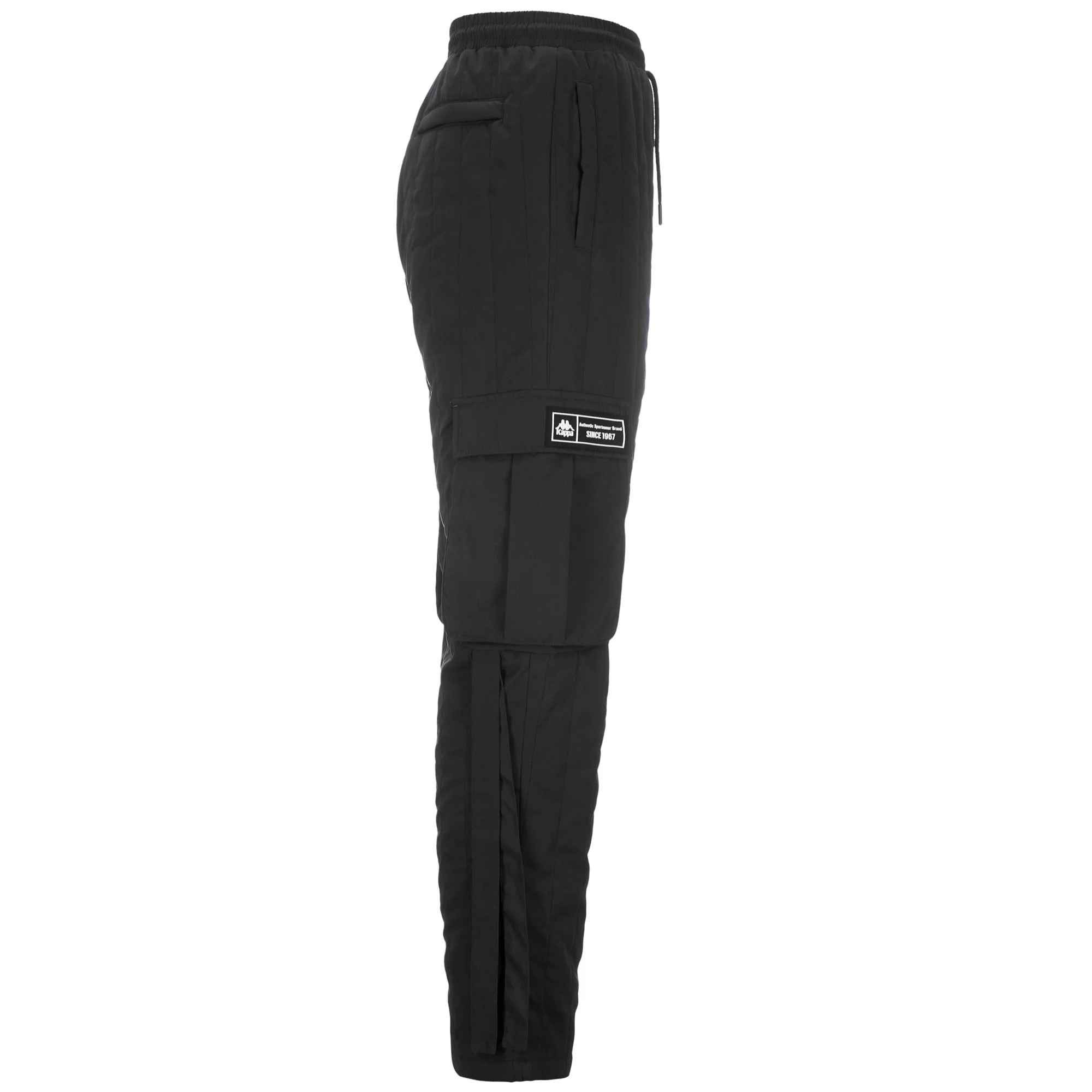 Kappa - Pantaloni Uomo Nero - AUTHENTIC TECH MYRT