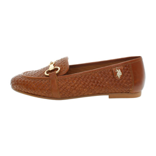 U.S. Polo Assn. - Mocassini CHERY001W/5L3 in pelle per donna