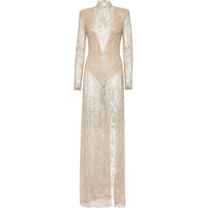 PHILIPP PLEIN Lace Long Dress