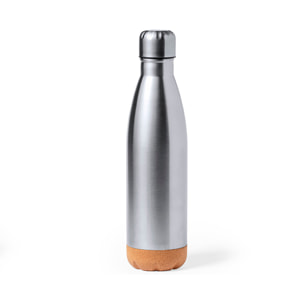 Bottiglia in acciaio e sughero da 750 ml